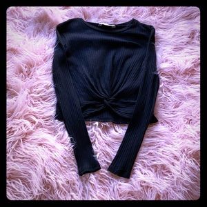 Comfy black long sleeve shirt